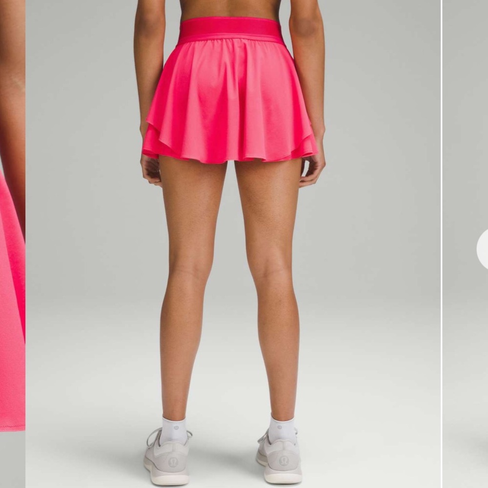 Lululemon Court Rival High Rise Skirt Built In Shorts In Lip Gloss Size 2 - Picture 5 of 11